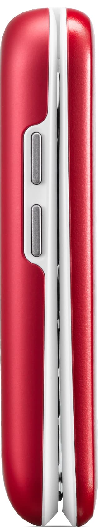 Doro 6821 mobiltelefon (rød/hvid)