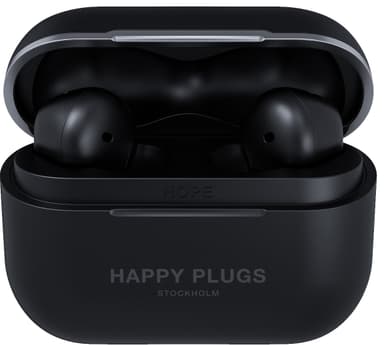 Happy Plugs Hope true wireless in-ear høretelefoner (sort)