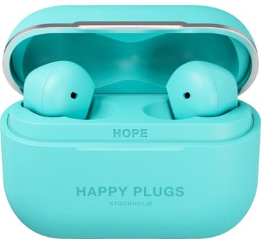 Happy Plugs Hope true wireless in-ear headphones (turquoise)