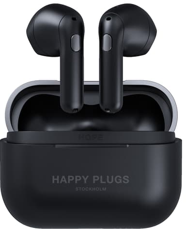 Happy Plugs Hope true wireless in-ear høretelefoner (sort)