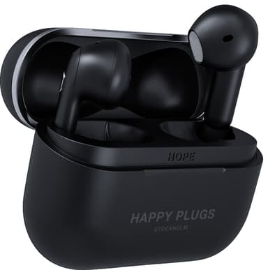 Happy Plugs Hope true wireless in-ear høretelefoner (sort)
