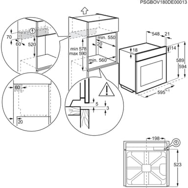 Electrolux pyrolyse ovn COP500X