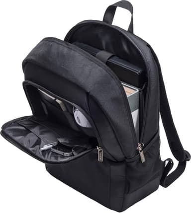 Dicota rygsækbase, rygsæk 15-17 ", 2 rum 4 lommer, sort