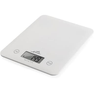 ETA Køkkenvægt Lori ETA277790000 Maksimal vægt (kapacitet) 5 kg, Gradering 1 g, Displaytype LCD, Hvid