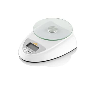 ETA Køkkenvægt Zori Maksimal vægt (kapacitet) 5 kg, eksamen 1 g, Displaytype LCD, Hvid