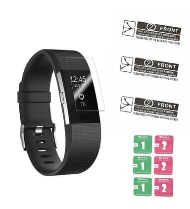 Skærmbeskytter til Fitbit Charge 3 gennemsigtig 3-pak