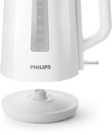 Philips Kedel Series 3000 HD9318/00 Elektrisk, 2200 W, 1,7 L, plastik, 360° rotationsbase, hvid