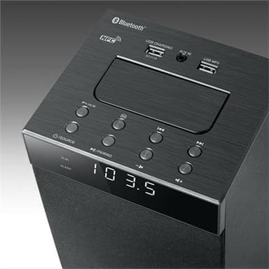 Muse Speaker M-1280BT 80 W, Sort, Bluetooth, NFC