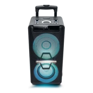 M-1920 DJ Festhøjttaler trolly BT USB LED CD 300W