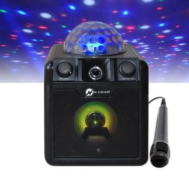 N-Gear Bærbar Bluetooth og Disco Karaoke Højttaler Disco Block 410 50 W, Bærbar, Trådløs forbindelse, Sort, Bluetooth