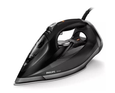 Philips Azur GC4908/80 Dampstrygejern, 3000 W, Vandbeholderkapacitet 300 ml, Kontinuerlig damp 55 g/min, Dampboost -ydeevne 250 g/min, Sort