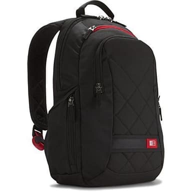 Case Logic DLBP114K Passer til størrelse 14,1 ", sort, rygsæk,