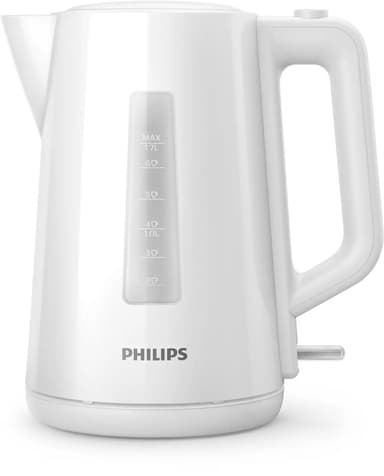 Philips Kedel Series 3000 HD9318/00 Elektrisk, 2200 W, 1,7 L, plastik, 360° rotationsbase, hvid