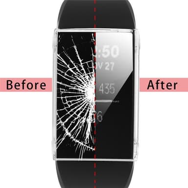 Skærmbeskytter / cover til Fitbit Charge 4 TPU Transparent