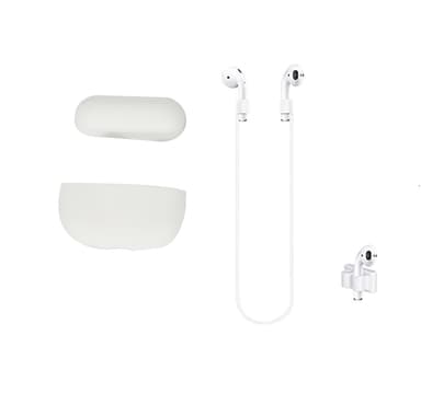Apple AirPods Pro 3 etui og rem silikone hvid