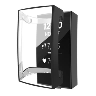 Skærmbeskytter / cover til Fitbit Charge 4 TPU Sort