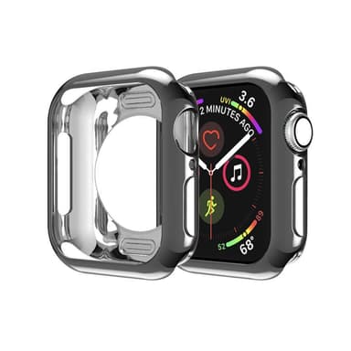 Cover til Apple Watch Series 4/5/6 / SE 44 mm TPU Sort