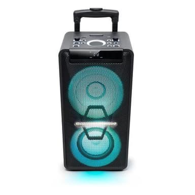 M-1920 DJ Festhøjttaler trolly BT USB LED CD 300W