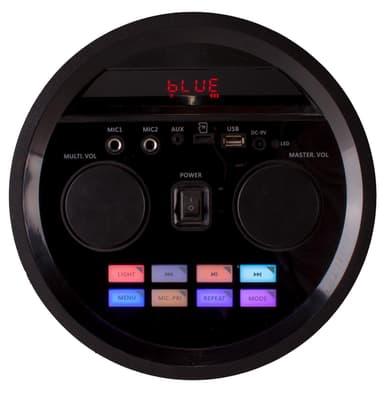 N-Gear bærbar Bluetooth-højttaler Let s Go Festhøjttaler 26R 600 W, bærbar, trådløs forbindelse, sort, Bluetooth