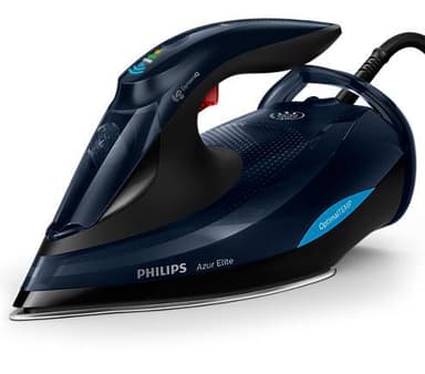 Philips Azur Elite GC5036/20 Sort, 3000 W, Dampstrygejern, Kontinuerlig damp 70 g/min, Dampboost-ydelse 260 g/min, Automatisk slukning, Anti-drypfunktion, Anti-skala system, Vertikal dampfunktion, W