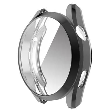 Huawei Watch 3 Pro etui med skærmbeskyttelse TPU Sort 48 mm