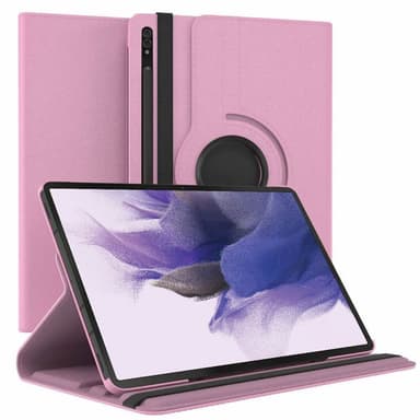 360 drejelig cover Samsung Galaxy Tab S7 FE - Lyserød