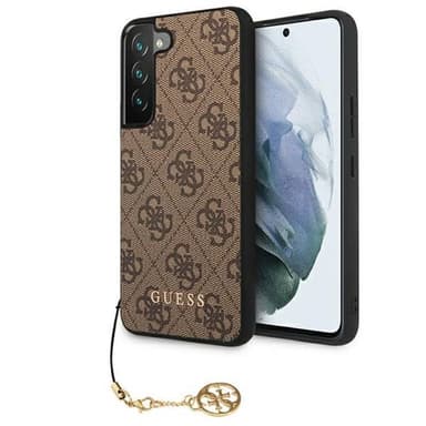 Guess 4G Charms Collection cover Samsung Galaxy S22 - Brun