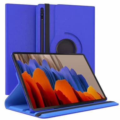 360 drejelig cover Samsung Galaxy Tab S7 Plus - Mørkeblå