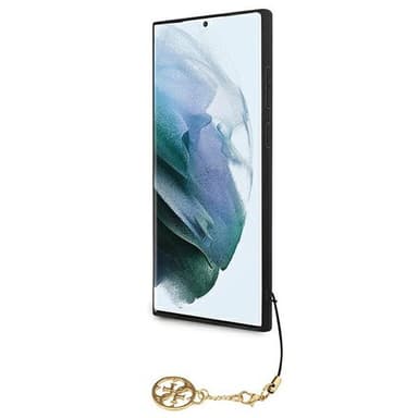 Guess 4G Charms Collection cover Samsung Galaxy S22 Ultra - Grå