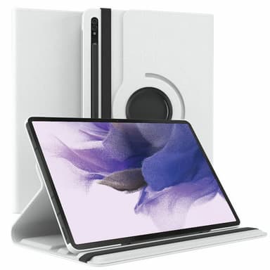360 drejelig cover Samsung Galaxy Tab S7 FE - Hvid