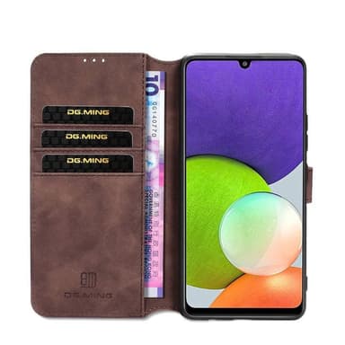 DG-Ming Wallet 3-kort til Samsung Galaxy A40 - Coffe