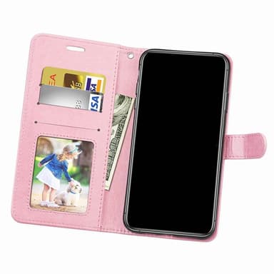 Wallet cover 3-kort Samsung Galaxy A3 2017 - Lyserød