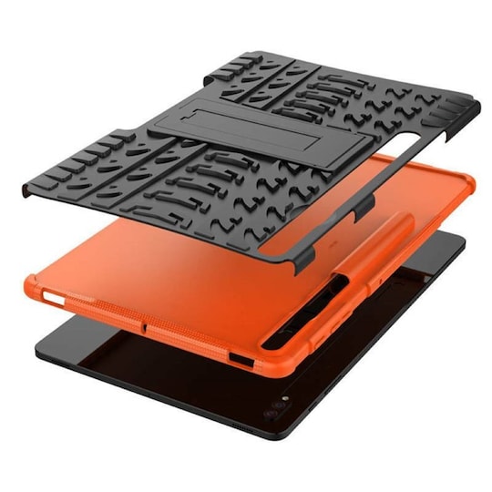Stødbestandigt cover med stativ Samsung Galaxy Tab S8 11.0 - Orange