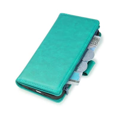 DoubleFlip Zipper 9-kort Apple iPhone 13 Pro - Mint
