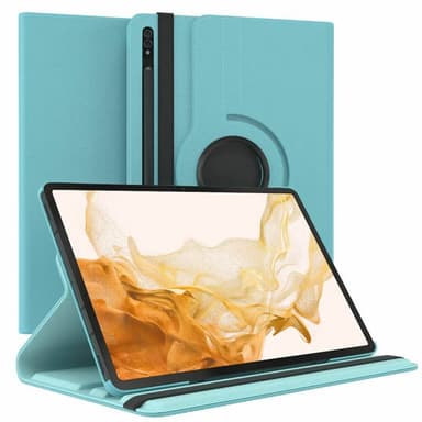 360 drejelig cover Samsung Galaxy Tab S8 Plus 12.7 - Lyseblå