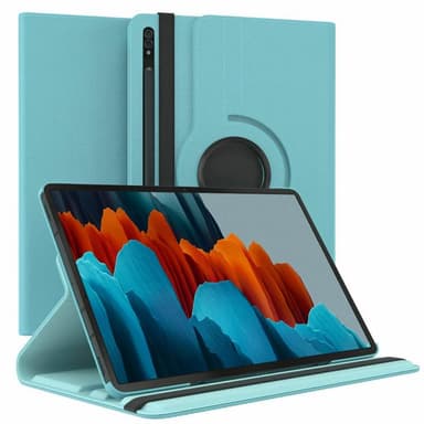 360 drejelig cover Samsung Galaxy Tab S7 - Lyseblå