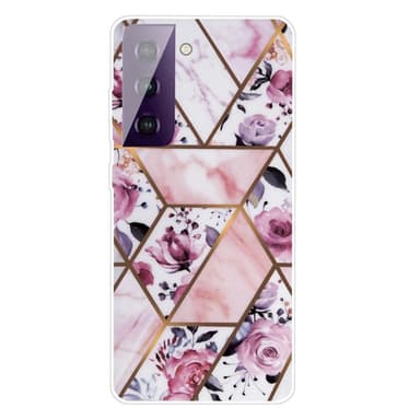 SKALO Samsung S21 FE Marmor TPU-cover - #8