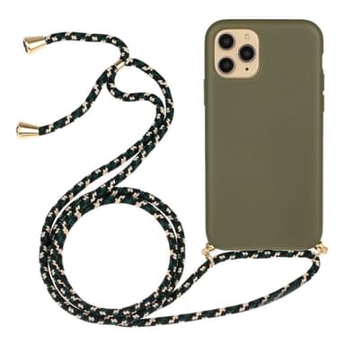 SKALO iPhone 13 Pro Max Mobilkrave Cover - Mørkegrøn