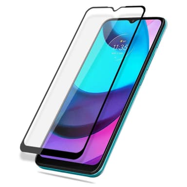SKALO Moto E20 FULL-FIT Hærdet Glas Skærmbeskyttelse