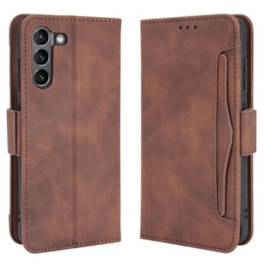 SKALO Samsung S21 FE 6-RUM Pungetaske - Brun