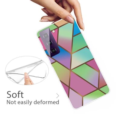 SKALO Samsung S21 FE Marmor TPU-cover - #7