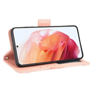 SKALO Samsung S21 FE 6-RUM Pungetaske - Pink