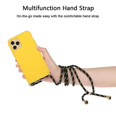 SKALO iPhone 13 Pro Mobilkrave Cover - Gul