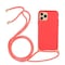 SKALO iPhone 13 Pro Mobilkrave Cover - Rød