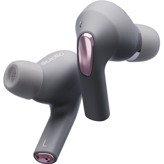 Sudio E2 true wireless in-ear høretelefoner (slate grey)