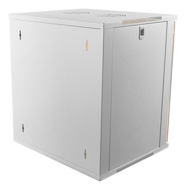 DELTACO 19 "kabinet, 12U, 540x450mm, portræt eller vægmonteret, glasdør