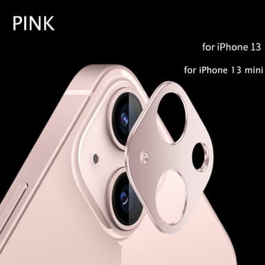 iPhone 13/13 Mini linsecover aluminiumslegering Pink