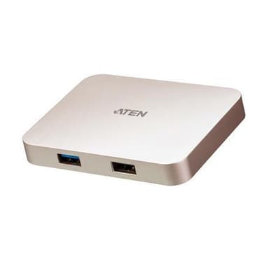 Aten USB-C 4K Ultra Mini Dock med Power Pass-through USB 3.0 (3.1 Gen 1) porte antal 1, USB 2.0 porte antal 1, HDMI porte antal 1, USB 3.0 (3.1 Gen 1) Type-C porte antal 1