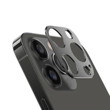 iPhone 13 Pro / 13 Pro Max linsebeskyttelse aluminiumslegering Sort