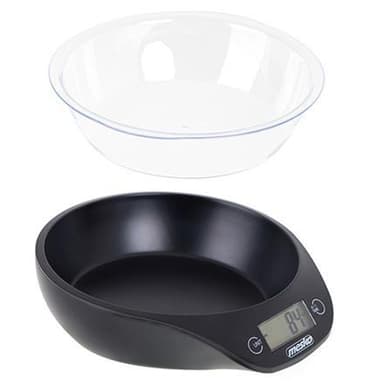 Mesko Køkkenvægt med skål MS 3164 Maksimal vægt (kapacitet) 5 kg, Gradering 1 g, Displaytype LCD, Sort